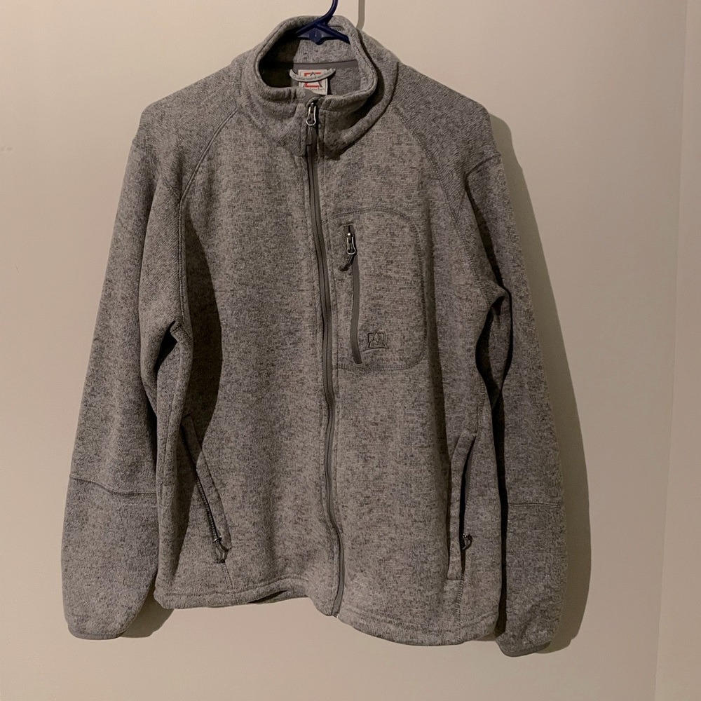 Avalanche Grey Zip Up Large